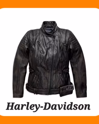 GIACCA PELLE DONNA H-D BRAVA 2in1