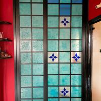 Porta interna vetrata scorrevole