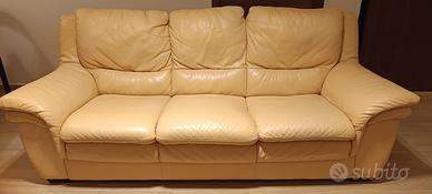 DIVANO IN PELLE 3/4 POSTI NATUZZI DIVANI & DIVANI