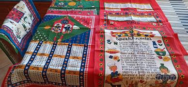 strofinacci calendario e varie tirolesi 