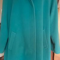 Cappotto vintage verde petrolio