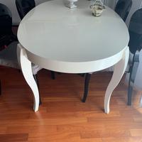 Tavolo Calligaris bianco allungabile ovale