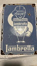 Insegna Lambretta officina