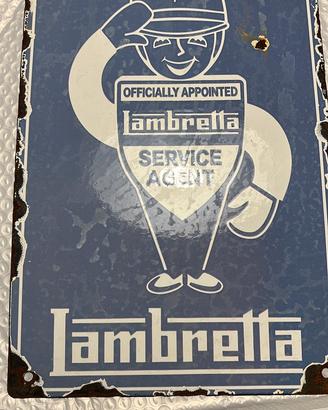 Insegna Lambretta officina
