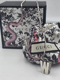COLLANA GUCCI W ARGENTO