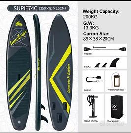 Stand Up Paddle Sup con Pagaia doppia Tavola NUOVA