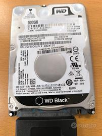 Hard disk esterno 2,5 sata WD