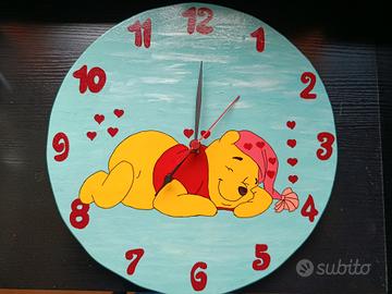 Orologio Artigianale da Parete per Cameretta