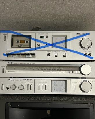 Akai amoplificatore AMU01 sintonizzatore ATK02L