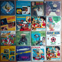 45 giri cartoni animati originali anni 80
