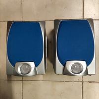 Casse Acustiche Majestic Blu e Argento