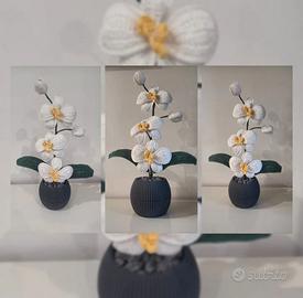 Orchidea all' uncinetto