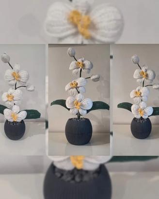 Orchidea all' uncinetto