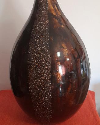 Vaso a forma di damigiana da arredo 