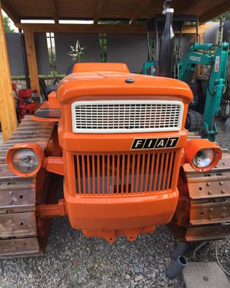 trattore cingolato montagna fiat 455