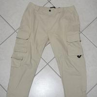 Pantalone Beige Cargo Uomo