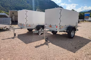 Carrello Rimorchio Auto Mono Asse Centinato