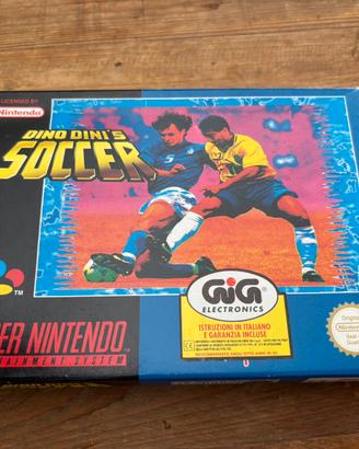 DINO DINI’S SOCCER SUPER NINTENDO SNES