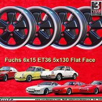 4 pz cerchi Porsche Fuchs 6x15 ET36 5x130