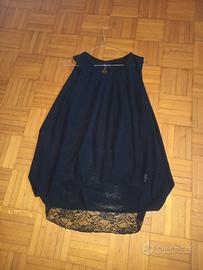 canotta nera elegante  zuiki