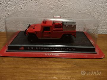 Modellino Delprando 1:53 Hummer Forest Fire Engine