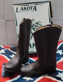 STIVALI WESTERN  LAKOTA CUOIO INGRASSATO