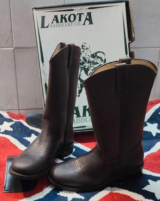 STIVALI WESTERN  LAKOTA CUOIO INGRASSATO