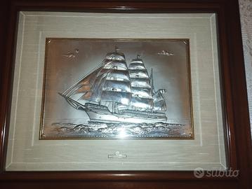 Acco- Il veliero Argento 925 con certif. garanzia