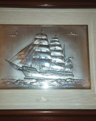 Acco- Il veliero Argento 925 con certif. garanzia