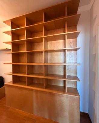 Libreria in legno massello