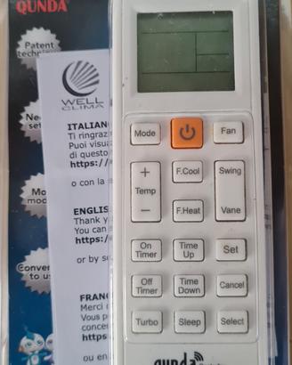 telecomando climatizzatore Samsung