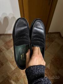 Mocassini Clarks Neri Originali