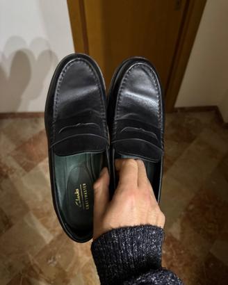 Mocassini Clarks Neri Originali