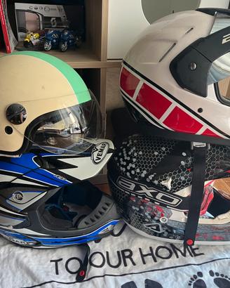 Caschi Cross e Jet tg. S