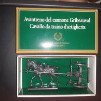 Modellino Avantreno Cannone Gribeauval Cavallo