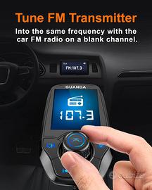 Trasmettitore FM Bluetooth per Auto con 1,8‘’ Sche