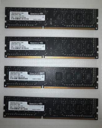 16gb Ram DDR3 (4x4gb)