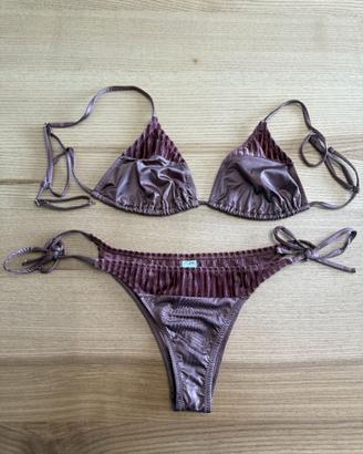 Bikini donna Mefui MF19-C089CO, taglia L, marrone