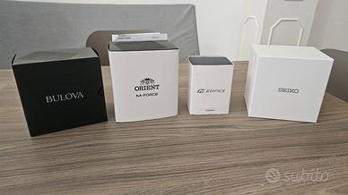 Orient, Seiko, Bulova, casio 