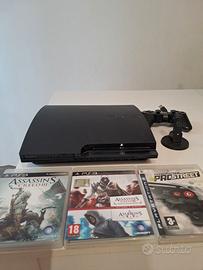 Playstation 3 + giochi + auricolare wireless