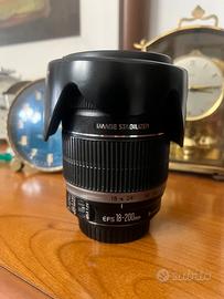 Obiettivo Canon efs 18-200  f:3,5-5,6 is