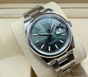 Rolex 36mm mint verde_cartier_tudor_audermar