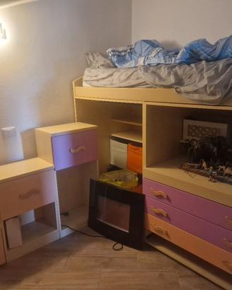 letto soppalcato 