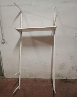 scaffale bianco
