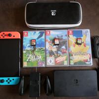 Nintendo Switch OLED + Giochi e Custodia