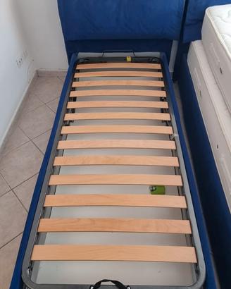 letto singolo con contenitore