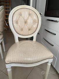 Set 4 sedie stile classico – capitonné