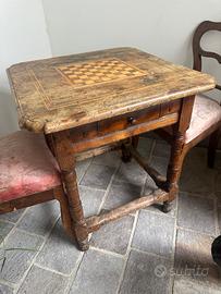 Scacchiera vintage 1900 completa