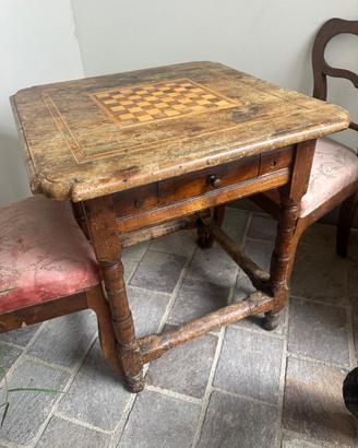 Scacchiera vintage 1900 completa