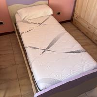 Letto con materasso ONDA MEMORY FOAM e CUSCINO